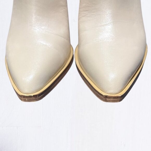 Marc Fisher Fabina Ankle Boot in Shell/Cream Size 7.5 - Picture 3 of 15